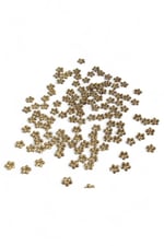 Bal Rengi 10 mm Papatya Desen Dikme Taş (100 Adet)
