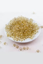Bal Rengi 8 mm Dünya Akrilik Boncuk Aksesuar Takı Malzemesi (25 Gram)