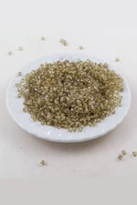 Bej Rengi 4 mm Piramit Akrilik Boncuk Aksesuar (25 Gram)