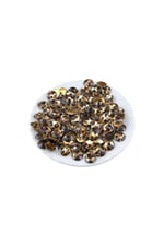 Bol Desenli Sarı Siyah 12 mm Dikme Taş (25 Adet)