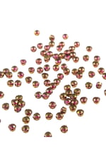 Bordo Gold Kasalı Epoksi Dikme Beyoğlu Taşı SS30 - 6 mmm (50 Adet)