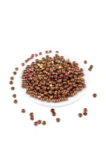 Bordo Gold Kasalı Epoksi Dikme Beyoğlu Taşı SS30 - 6 mmm (50 Adet)