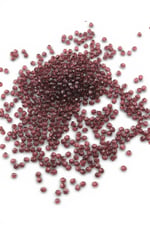Bordo - Mürdüm Tonları 4 mm Basık Yuvarlak Akrilik Boncuk Aksesuar Takı Malzemesi (25 Gram)