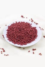 Bordo Tonunda 3 mm Plastik İnci Boncuk Takı Aksesuar Malzemesi (25 Gr)