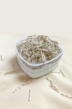 Burgulu Boru Gümüş 2x20 mm Boncuk 25 Gr
