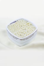 Cam İnci Boncuk 5 mm Koyu Mavi Aksesuar Takı Malzemesi (25 Gr)