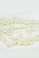 Cam İnci Boncuk 5 mm Koyu Mavi Aksesuar Takı Malzemesi (25 Gr)