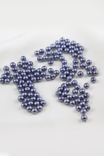 Cam İnci Boncuk 5 mm Krem Aksesuar Takı Malzemesi (25 Gr)