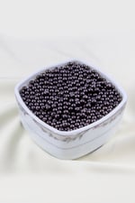 Cam İnci Boncuk 5 mm Mat Siyah Aksesuar Takı Malzemesi (25 Gr)