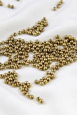 CCB Gold1 Kaplama 4 mm Plastik İnci Boncuk Aksesuar Malzemesi (25 Gr)