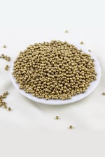 CCB Gold1 Kaplama 4 mm Plastik İnci Boncuk Aksesuar Malzemesi (25 Gr)