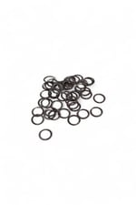 Çift Delikli 16,8x2 mm Pirinç Koyu Bakır Halka (30 Gr 70 Adet)