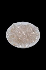 Damla Açık Somon 10x14 mm Akrilik Boncuk (25 gr 34 Adet)