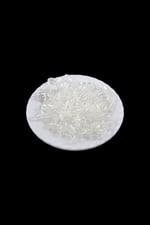 Damla Akrilik Boncuk Şeffaf 7x18 mm İçten Delikli Boncuk (25 gr 45 Adet)