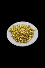 Damla İnci 6x10 mm Gold Rengi Boncuk (20 Gr Ortalama 125 Adet)