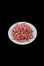 Damla İnci 6x10 mm Şeker Pembe Tonları Boncuk (20 Gr Ortalama 125 Adet)
