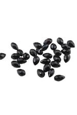Damla Siyah İçten Delikli 11x17 mm Akrilik Boncuk (25 Gr 21 Adet)