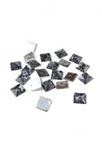 Dantel Desenli 22x22 mm Dikme Taş (10 Adet)