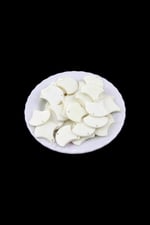 Deniz Kabuğu Desenli Kırık Beyaz 27x27 mm Çift Delikli Boncuk Aksesuar Takı (15 Adet)