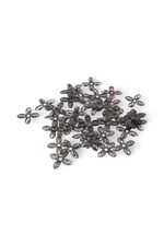 Dört Kanatlı 30x30 mm Bombeli Pervane Çiçek Modeli 10 Adet