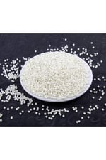 Ekose Desen Krem 3 mm Plastik İnci Boncuk Takı Aksesuar Malzemesi (25 Gr)