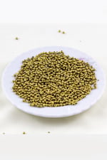 Eskitme Altın 3 mm Plastik İnci Boncuk Takı Aksesuar Malzemesi (25 Gr)