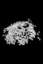 Füme Diktörtgen 2x8 mm Çift Delikli Pul Payet 30 Gr (Tülbent, Oya, Havlu Malzemesi)