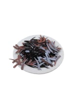 Füme Renk 5x30 mm Yaprak Kesim Pul Payet 25 Gr (Tülbent, Oya, Havlu Malzemesi)