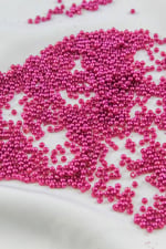 Fuşya 3 mm Plastik İnci Boncuk Takı Aksesuar Malzemesi (25 Gr)