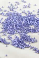 Gök Mavisi 3 mm Plastik İnci Boncuk Takı Aksesuar Malzemesi (25 Gr)