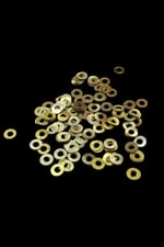 Gold 12 mm Halka Model Plastik Pul Payet 30 Gr (Tülbent, Oya, Abiye, Havlu Malzemesi)