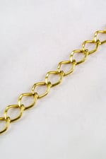 Gold 13 mm Zincir Aksesuar Takı Malzemesi 1 Metre