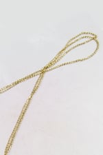 Gold 2 mm Zincir Aksesuar Takı Malzemesi 2 Metre