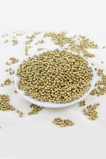 Gold CCB Kaplama 4 mm Plastik İnci Boncuk Aksesuar Malzemesi (25 Gr)