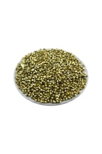 Gold Rengi 4 mm Piramit Plastik Boncuk Aksesuar Takı Malzemesi (25 Gr)