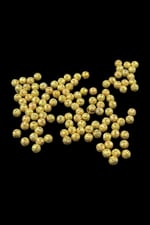 Gold Rengi 8 mm Yuvarlak Takı Boncuk Aparatı (30 Gr 90 Adet)
