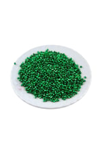 Gösterişli Yeşil 3 mm Plastik Boncuk Aksesuar Takı Malzemesi (25 Gr)