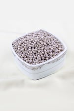 Gri 4mm Cam İnci Boncuk Aksesuar Takı Malzemesi (30 Gr 330 Adet)