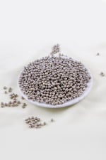 Gri Yeşil Tonu 4 mm Cam İnci Boncuk Aksesuar Takı Malzemesi (30 Gr 330 Adet)