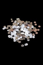 Gümüş 10 mm Yandan Delikli Plastik Pul Payet 30 Gr (Tülbent, Oya, Havlu Malzemesi)