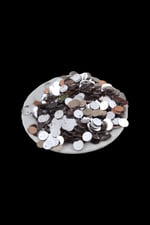 Gümüş 10 mm Yandan Delikli Plastik Pul Payet 30 Gr (Tülbent, Oya, Havlu Malzemesi)