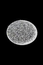 Gümüş 3 mm Plastik Boncuk Akseuar Takı Malzeme (25 Gr)