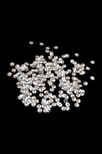 Gümüş 8 mm Çukur Papatya Desen Pul Payet 30 Gr (Tülbent, Oya, Havlu Malzemesi)