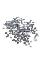 Gümüş 8x8 Kare Delikli Pul Payet 30 Gr (Tülbent, Oya, Havlu Malzemesi)