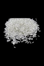 Gümüş Burgulu Boru 6x2 mm Boncuk 100 Gr