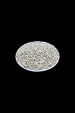 Gümüş Kaplama 4x2 mm Büyük Kesme Boncuk 50 Gr