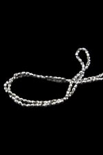 Gümüş Renk 4 mm Plastik Boncuk Aksesuar Takı Malzemesi (25 Gr)