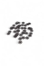 Güneş Desenli 22 mm Metal Pirinç Pul Payet (30 Gr 35 Adet)