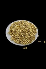 İnci Arpa Boncuk Açık Gold 4x8 mm (20 Gr Ortalama 300 Adet)
