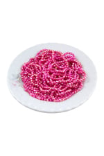Işıltılı Şeker Pembe 3 mm Plastik Boncuk Aksesuar Takı Malzemesi (25 Gr)
